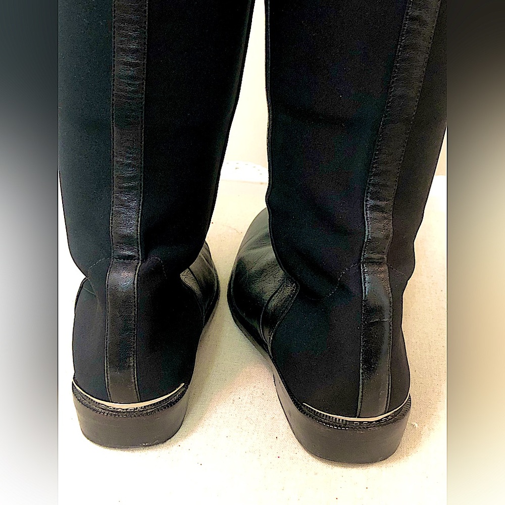 Coach Boots , Black Knee High , Lilac, Woman’s Size 8 - Picture 3 of 16